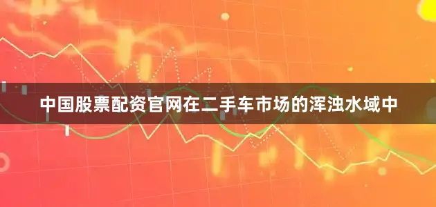 中国股票配资官网在二手车市场的浑浊水域中